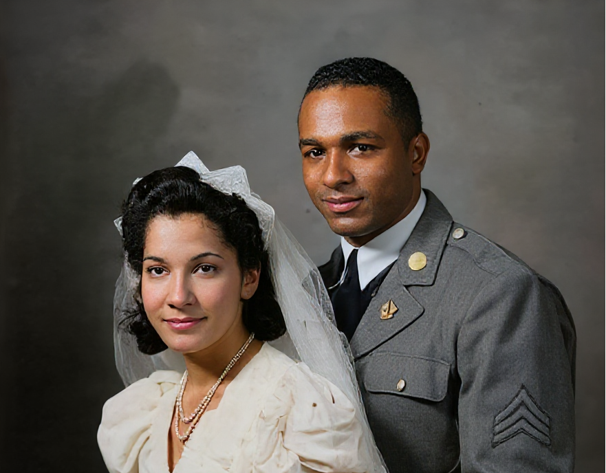After restoration - restored photo